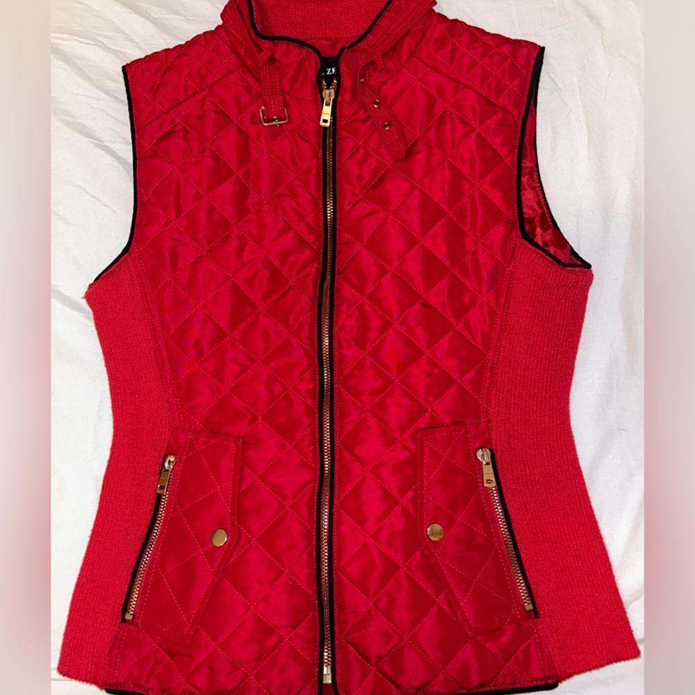 The Zenana Red Vest